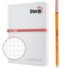 taccuino a quadretti rosa con point 88 stabilo