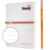 taccuino a righe rose con point 88 stabilo