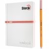taccuino a fogli bianchi rose con point 88 stabilo